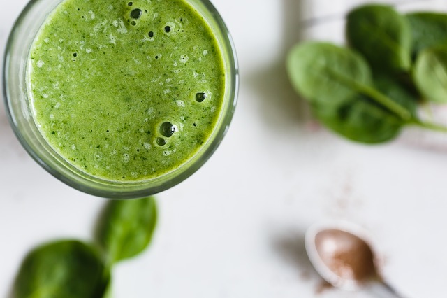 Green juice from top